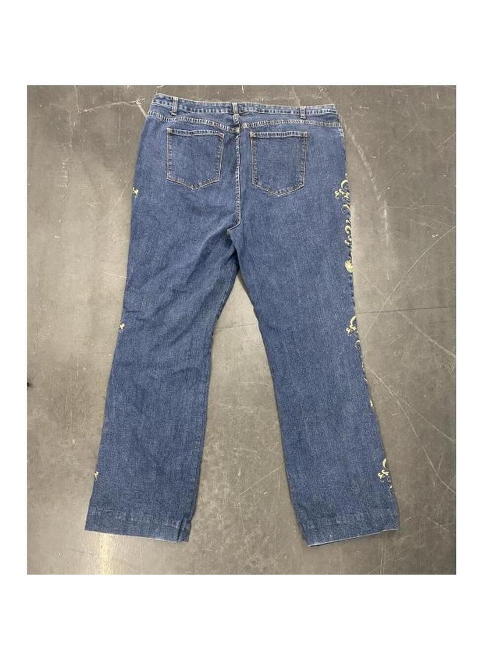 Women's Blue and Multi Jeans